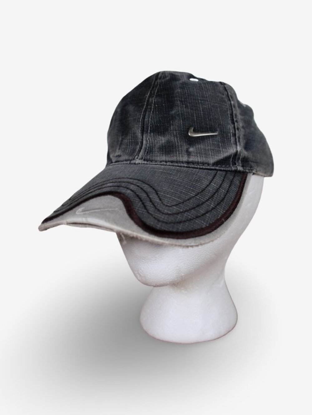 Y2K Nike Denim Distressed Hat